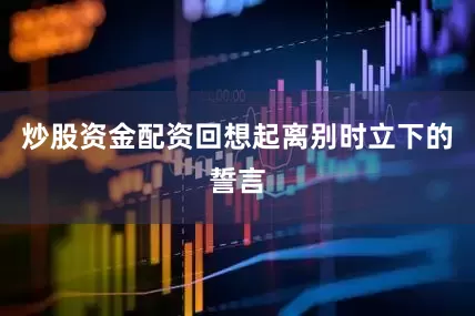 炒股资金配资回想起离别时立下的誓言