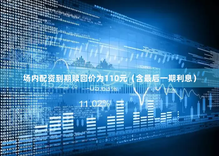 场内配资到期赎回价为110元（含最后一期利息）